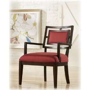  Aaron Red Metro Modern Accent Chair Furniture & Decor