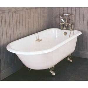  Rolltop Clawfoot Bathtub   8 inch Faucet Holes
