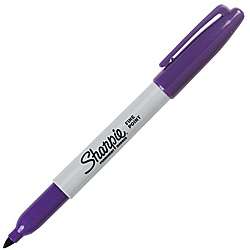 Sharpie Fine Point Purple Permanent Markers (Pack of 12)   