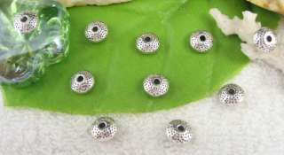 80pcs Tibetan silver round spacer beads FC10433  