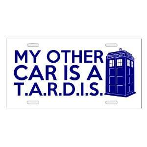  My Other Car is a TARDIS License Plate Automotive