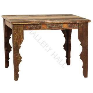 This auction is for Reclaimed Indian Hardwood Dining Rectangle Table 