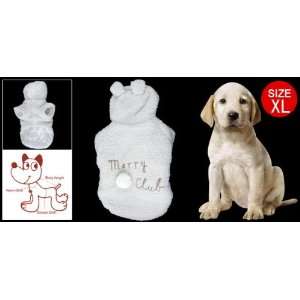   Soft Plush White Bear Style Coat Appeal for Dog Size XL