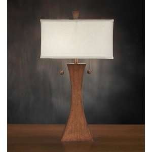  John Richard AJL 0218 Table Lamp, Brown Wood