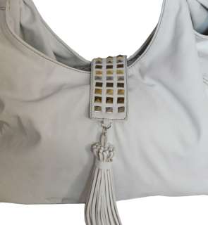 Chinese Laundry Large Studded Hobo Handbag   Grey $104 843409031271 