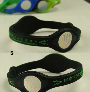 New Monster Power Wristband Balance Bracelet XS S M L XL  