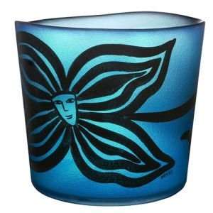  Kosta Boda Thumbelina Thumbelina Pot Blue 6 5/8 Inch