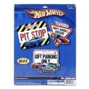  Wall Sign 3 Piece Hot Wheels Assorted Case Pack 252 