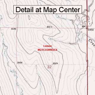   Map   Limon, Colorado (Folded/Waterproof)
