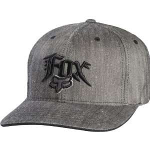 Fox Racing Association 12 Mens Flexfit Racewear Hat/Cap   Light Grey 