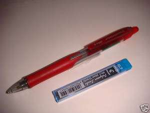 Pilot Progrex 0.7mm mechanical pencil + lead (red)  