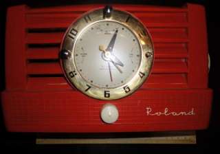 Vintage Roland Clock radio  