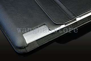 PU Leather Magnetic Case Smart Cover Stand for Apple iPad 2 360 Degree 