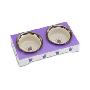   Castlemere Royalty Pet Buffet with Two 6 Inch Deep Bowls