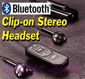 Bluedio AV890 Bluetooth Stereo A2DP Clip on Headset  
