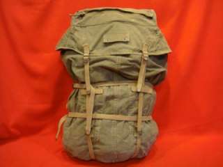 US WWII M1943 O.D. # 7 JUNGLE FIELD PACK BACKPACK ~ NICE CONDITION 