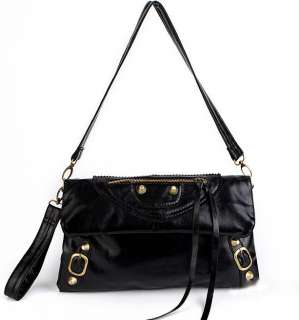 C2420 New Fashion Womens Faux Leather Rivets Bags Hanbags  
