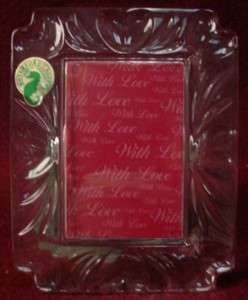 WATERFORD crystal WITH LOVE pattern PICTURE FRAME  