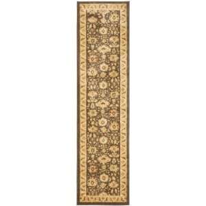 Safavieh Heirloom Collection HLM1741 2511 Brown and Cream Area Runner 