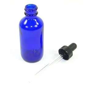 Cobalt Blue 2.14 Oz or 60ml Glass Bottles with Glass Droppers (6 Per 
