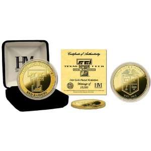  Texas Tech 24KT Gold Coin