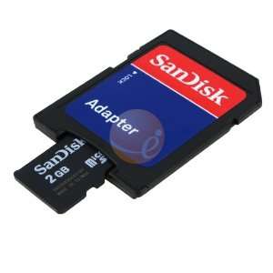  SanDisk 2GB microSD Memory Card for Nokia E71, 6650 Fold 