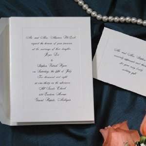 White Wedding Invitations R303 (QTY 100) Health 