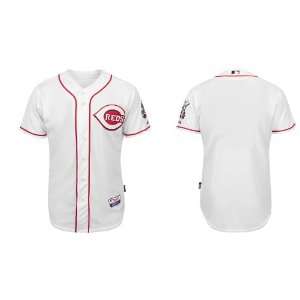  Cincinnati Reds Blank White 2011 MLB Authentic Jerseys 