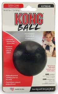 KONG Extreme Ball   Medium/Large Black  