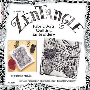 ZENTANGLE FABRIC ARTS Line Drawing Book Quilting Paper  