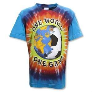   Pure Sport Tie Dye One World Soccer T Shirt
