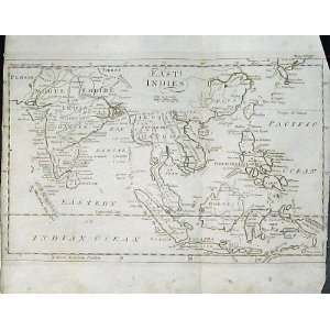   Encyclopaedia Britannica Map East Indies India Borneo
