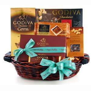 Godiva Chocolate Birthday Basket Grocery & Gourmet Food