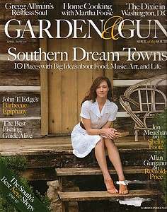 April/May 2011 Issue Garden Gun Magazine Southern Gregg Allman Shelby 
