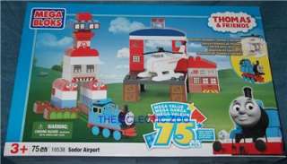   BLOKS SODOR AIRPORT #10538 Thomas Engine Train Friends 75 pc Block Set