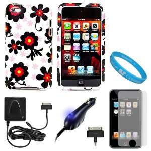 Rubberized Protective 2 Piece Crystal Case Cover for Apple iPod Touch 