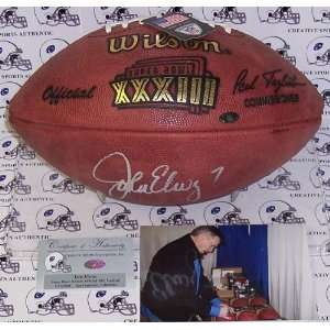 John Elway   Official Wilson Super Bowl XXXIII NFL Football  