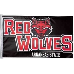  Arkansas State Red Wolves 3x5 Flag