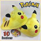 nintendo game pokemon pikachu plush soft slippers toy collectible for