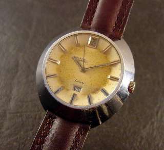 ENICAR SHERPA STAR AUTOMATIC DIVER WRISTWATCH DAY DATE  