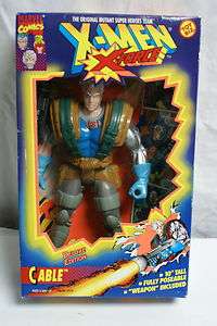 MARVEL COMICS X MEN X FORCE CABLE TOY BIZ DELUXE EDITION  