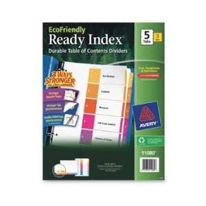  Avery Ready Index Table Of Contents Divider   Multicolor 