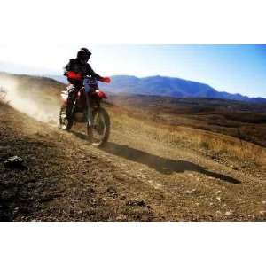  Moto Racer En Route   Peel and Stick Wall Decal by 
