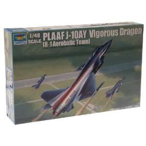    1/48 PLA J 10AY Dragon Ba Yi Aerobatic Aircraft Toys & Games