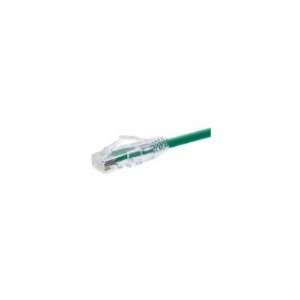  Oncore Clearfit CAT5E Patch Cable, Green, Snagless, 11FT 