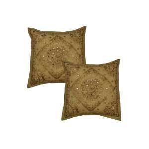 Home Furnishing Cushion Covers with Mirror Work, CCS02268  