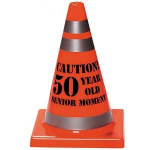  Lets Party By Amscan Senior Moment 50 Construction Cone 
