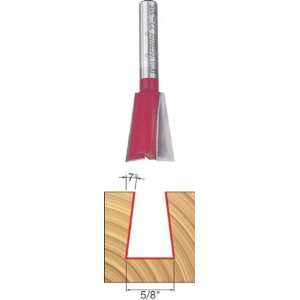 Freud 22 105 5/8 Inch Diameter 7 Degree Dovetail Router Bit with 1/4 