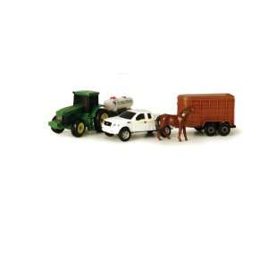  John Deere 5 Piece Set   Pickup Truck Toys & Games