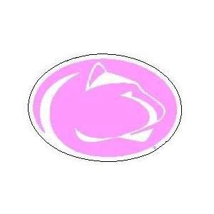 Penn State Lion Head Magnet Pink 3 Inch 